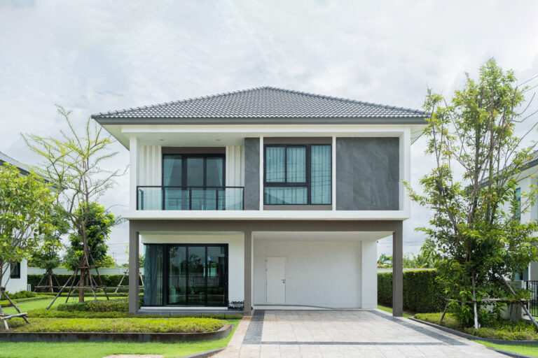 แบบบ้าน Anshul บ้านเดี่ยว 2 ชั้น พื้นที่ใช้สอย 208 ตร.ม. จากโครงการ ดิ เอ็กซ์เทนโซ ประชาสำราญ บ้านสำหรับครอบครัวใหญ่ ทุกห้องนอนมีห้องน้ำในตัว พร้อมครัวแยกและห้องอเนกประสงค์